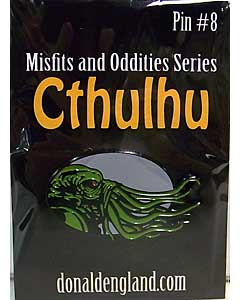 DONALD ENGLAND ENAMEL PIN CTHULHU